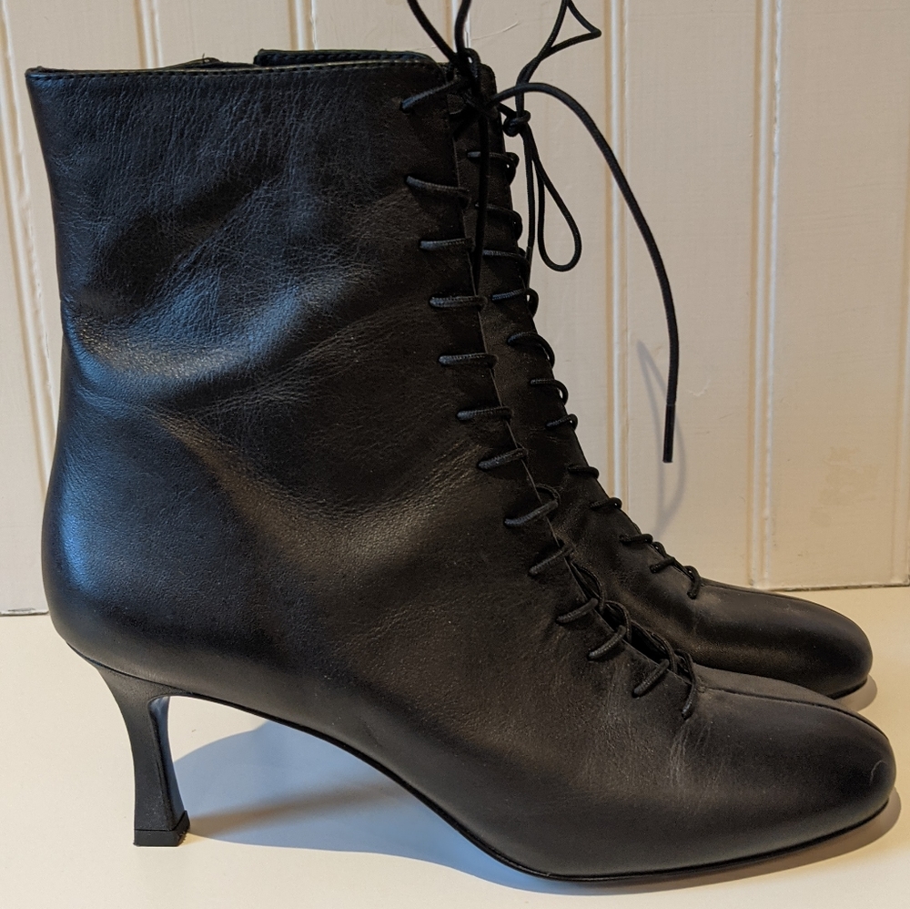 NWOT Reformation Natalia Boot Size 8.5 Black MINT